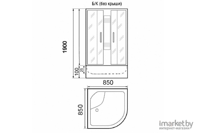 Душевая кабина Parly TM9111