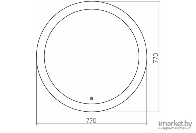 Зеркало Grossman Cosmo D770 с сенсорным выключателем (9D770)