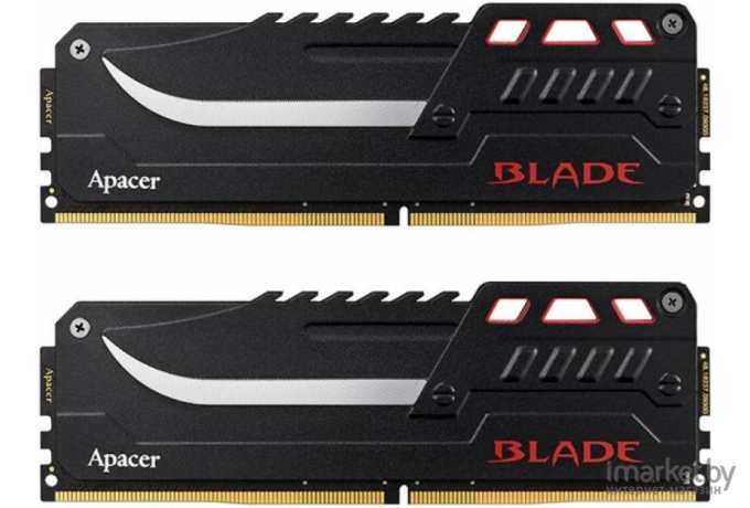 Оперативная память Apacer DDR4 DIMM 16GB Kit 2x8Gb 3600 MHz NOX Series (AH4U16G36C25YMBAA-2)