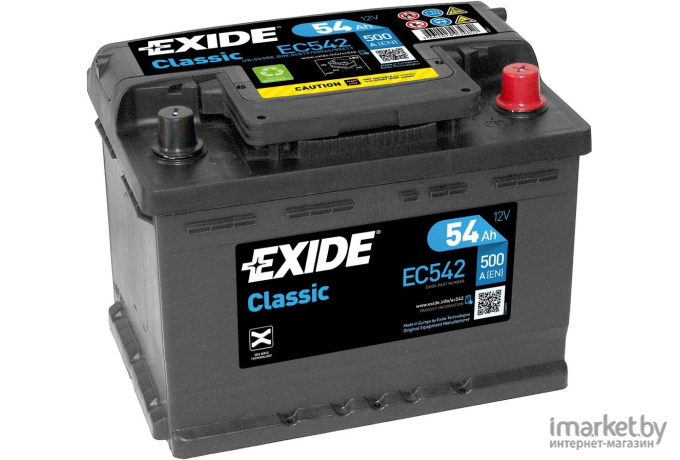 Автомобильный аккумулятор Exide Classic EС542 50 А/ч