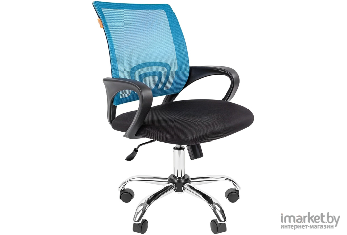 Офисное кресло Chairman 696 LT хром TW голубой (7024140)
