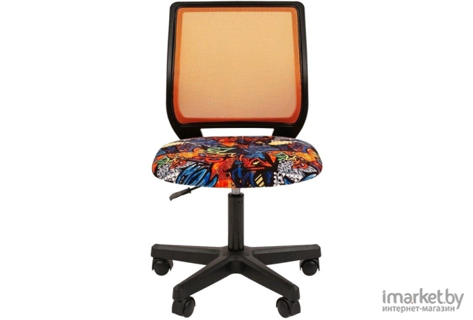 Офисное кресло Chairman Kids 112 ткань Crazy/TW-66 черный (7110391)
