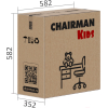 Офисное кресло Chairman Kids 112 ткань Crazy/TW-66 черный (7110391)