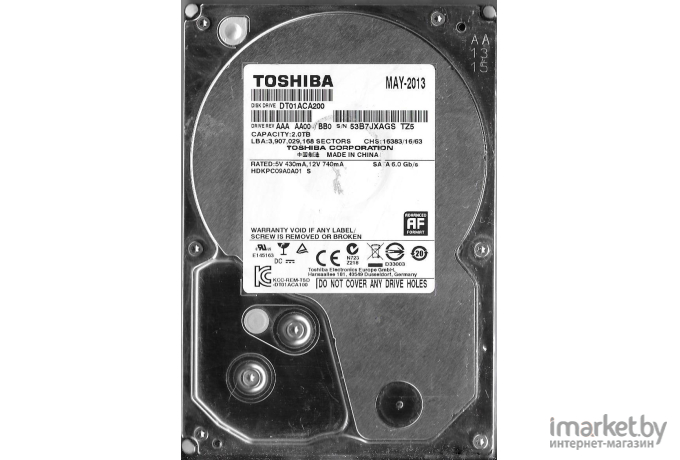 Жесткий диск Toshiba HDKPC09A0A01 2TB