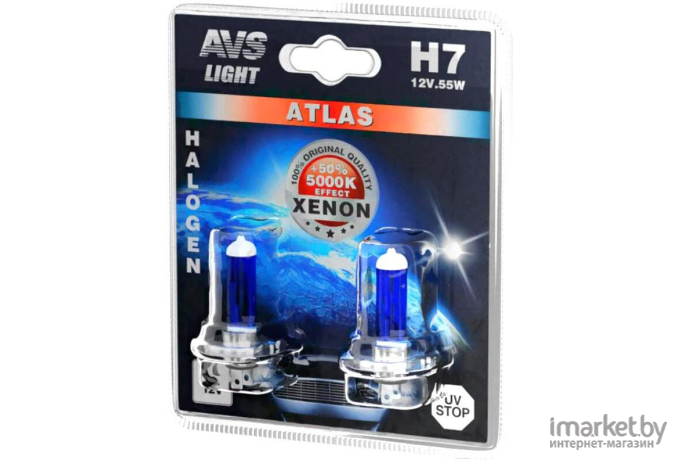 Галогенная лампа AVS Atlas H7 (A78570S)
