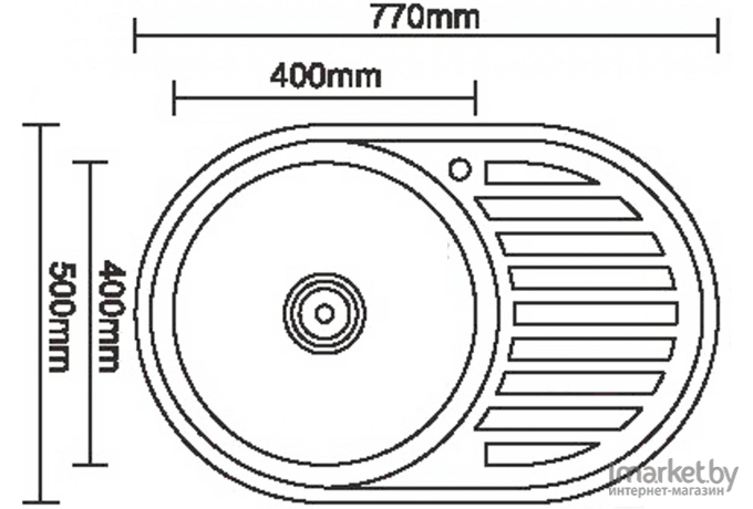 Кухонная мойка Ledeme L87750-L