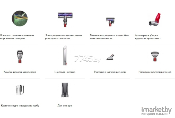 Пылесос Dyson V12 Detect Slim Absolute