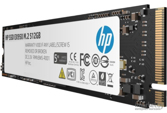 Жесткий диск (накопитель) HP M.2 512Gb EX950 Series (5MS22AA#ABB)