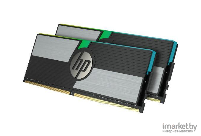 Оперативная память HP DDR4 DIMM 16Gb PC25600 3200Mhz 16-20-20-38 V10 RGB с радиатором (48U43AA#ABB)