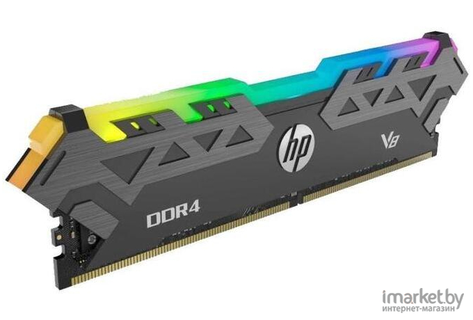 Оперативная память HP DDR4 DIMM 16Gb PC25600 3200Mhz 16-18-18-38 V8 RGB с радиатором (8MG02AA#ABB)