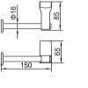 Держатель туалетной бумаги Ledeme L30303B-4