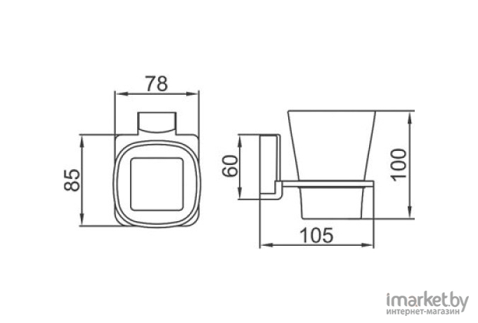 Держатель для стакана Ledeme L30306U