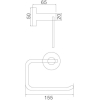 Держатель туалетной бумаги Ledeme L71703B-3