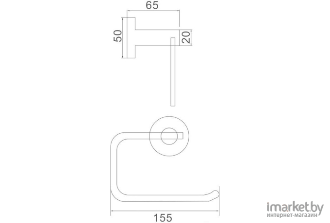 Держатель туалетной бумаги Ledeme L71703B-3