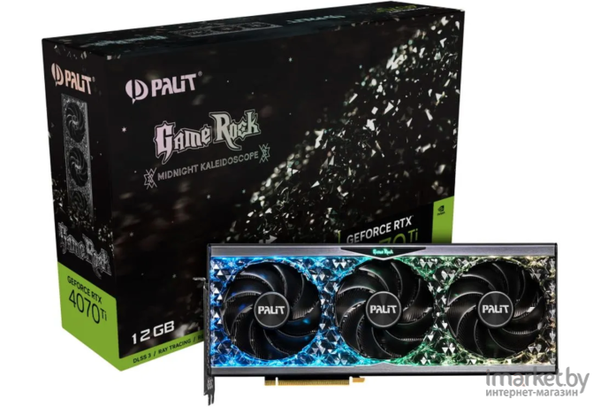 Видеокарта Palit GeForce RTX 4070 Ti GameRock (NED407T019K9-1045G)