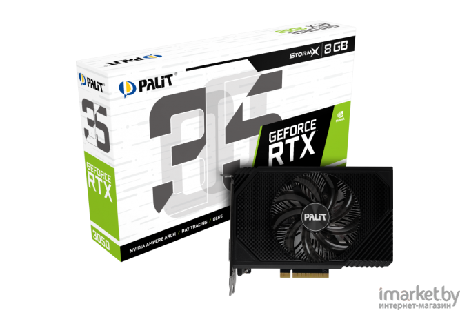 Видеокарта Palit GeForce RTX 3050 StormX (NE63050018P1-1070F)