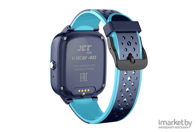 Умные часы Jet Kid View 4G серо-голубой