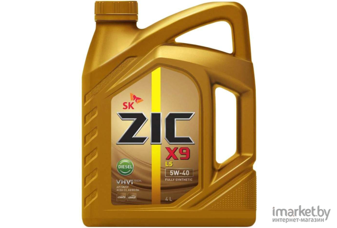 Моторное масло ZIC X9 LS DIESEL 5W40 4л (162609)