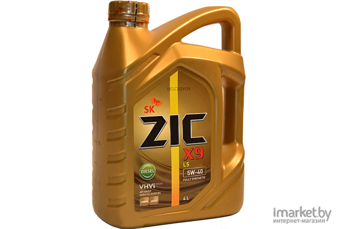 Моторное масло ZIC X9 LS DIESEL 5W40 4л (162609)