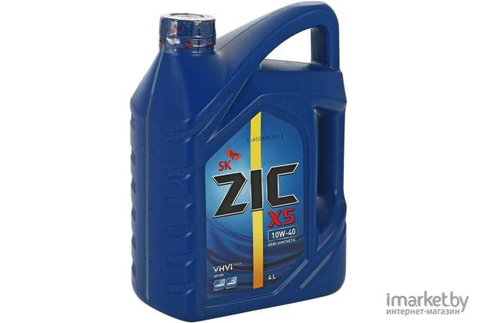 Моторное масло ZIC X5 10W40 4л (162622)
