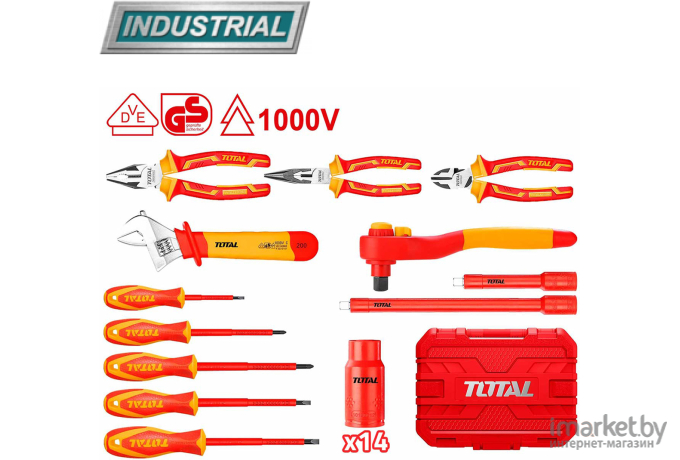 Набор инструментов диэлектрических Total THKITH2601 (26шт)