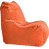 Бескаркасное кресло Loftyhome Чилаут XL велюр Maserati 12 оранжевый