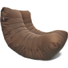 Бескаркасное кресло Loftyhome Кокон XL рогожка Bagama Chocolate