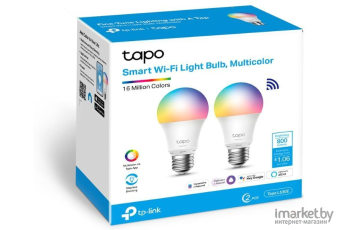 Умная лампа TP-Link Tapo L530E(2-PACK)