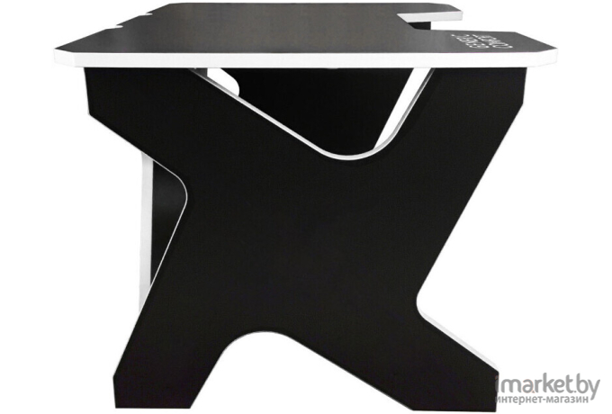 Компьютерный стол Generic Comfort Gamer MINI/DS/NW черный/белый