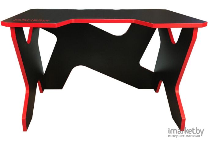 Компьютерный стол Generic Comfort Gamer Mini Seven/DS/NR черно-красный