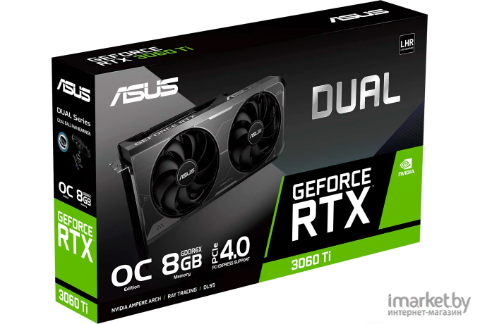 Видеокарта ASUS Dual GeForce RTX 3060 Ti OC Edition 8GB GDDR6X (DUAL-RTX3060TI-O8GD6X)