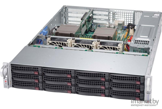 Корпус Supermicro SuperChassis CSE-826BAC4-R1K23WB 1200W