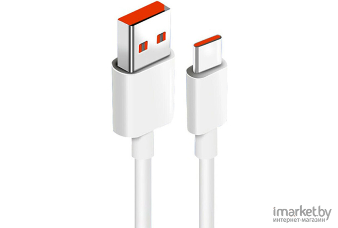 Кабель Xiaomi 6A Type-A to Type-C Cable H26250 1м белый (BHR6032GL)