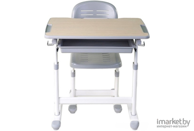 Комплект парта и стул Fun Desk Piccolino серый (211459)