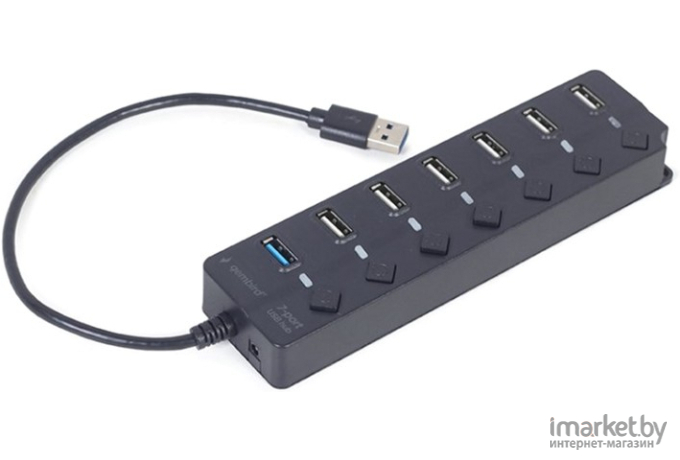 USB-хаб Gembird 1xUSB3.1+6xUSB2.0 (UHB-U3P1U2P6P-01)