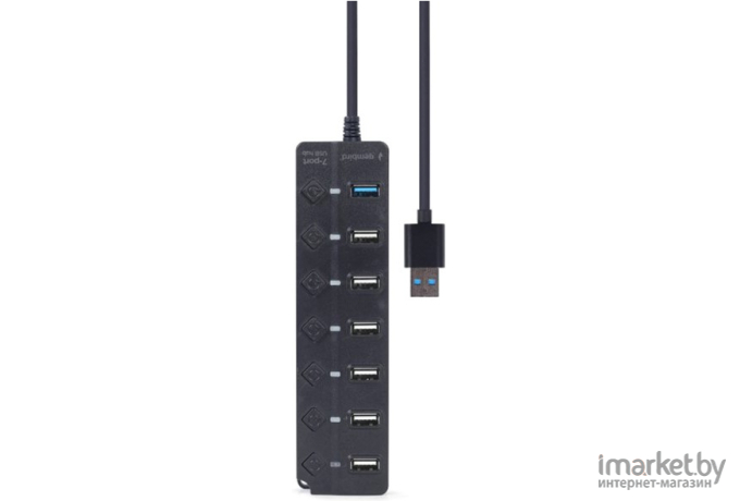 USB-хаб Gembird 1xUSB3.1+6xUSB2.0 (UHB-U3P1U2P6P-01)