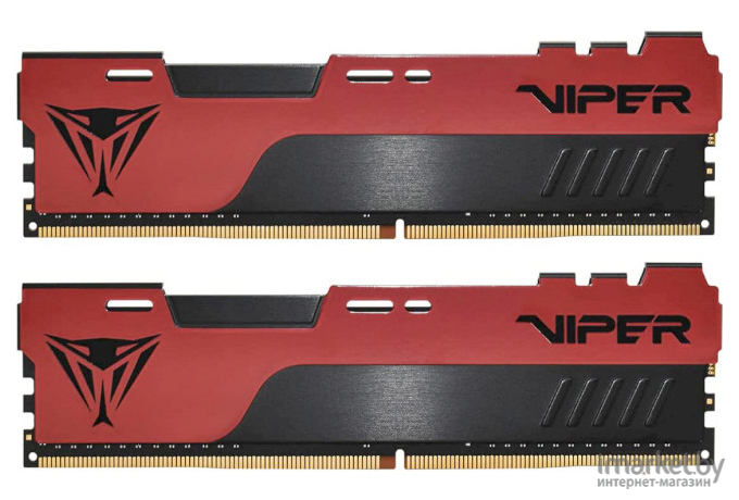 Оперативная память Patriot Viper EliteII RTL DDR4 2x8Gb 2666MHz с радиатором (PVE2416G266C6K)