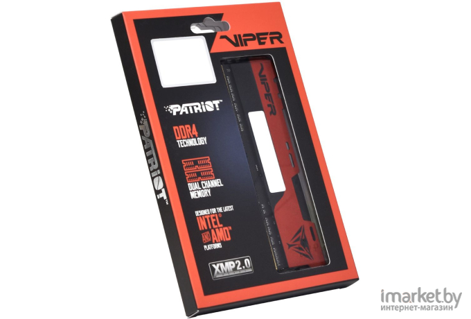 Оперативная память Patriot Viper EliteII RTL DDR4 2x8Gb 2666MHz с радиатором (PVE2416G266C6K)