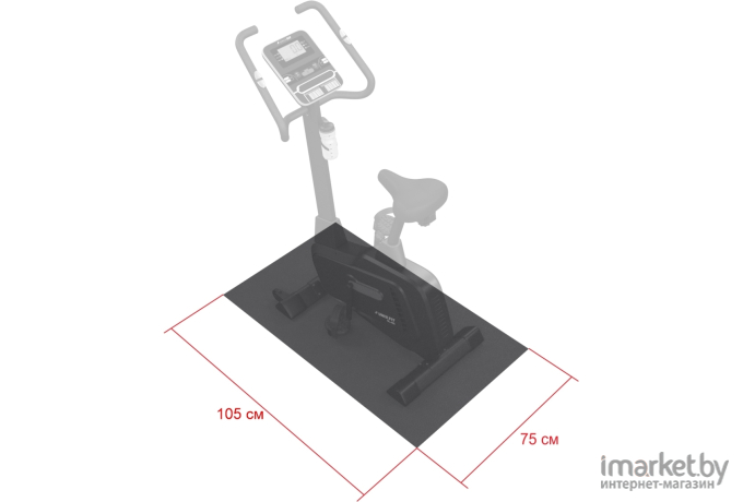 Коврик UNIXFIT для кардиотренажера 105х75 (CARPU105)