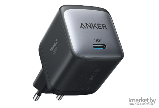 Сетевое зарядное устройство Anker PowerPort Nano II GaN 65W A2663 (ANK-A2663G11-BK)