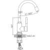 Смеситель Ledeme L1399-2