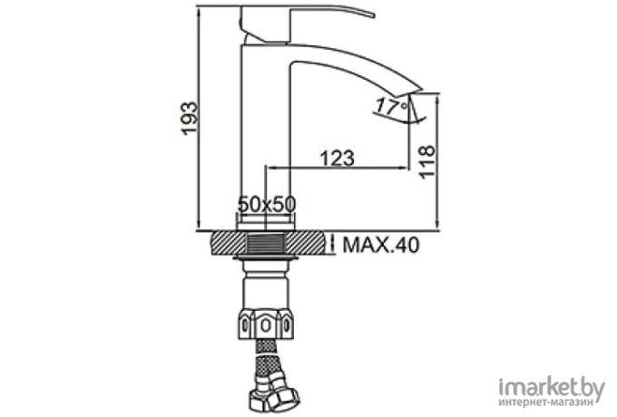 Смеситель Ledeme L71017