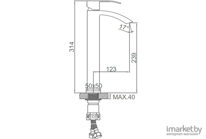 Смеситель Ledeme L71117