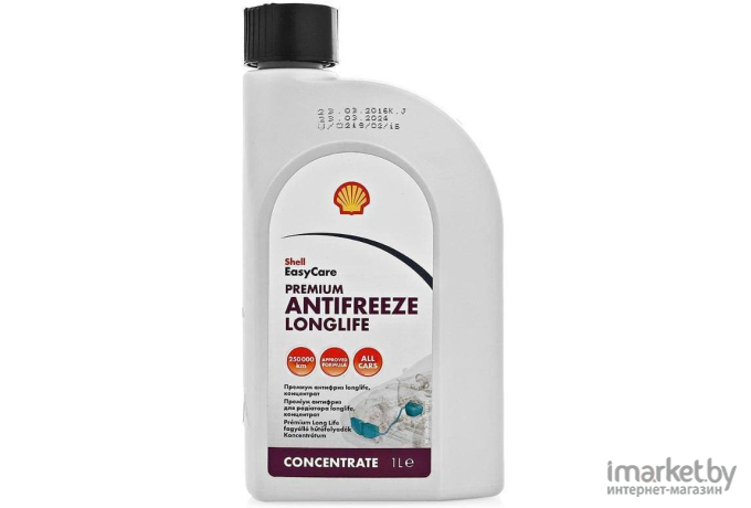 Антифриз Shell Premium Antifreeze Longlife Concentrate 774 D-F G12/G12+ 1л красный (PBT75F)