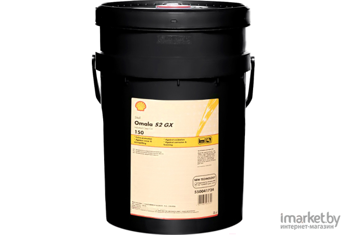 Редукторное масло Shell OMALA S2 GX 150 20л (550041577)