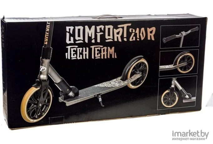 Самокат Tech Team Comfort 210R Brown (NN003952)