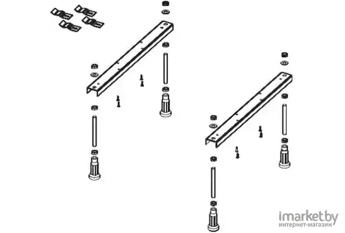 Ножки для ванны Riho POOTSET01U