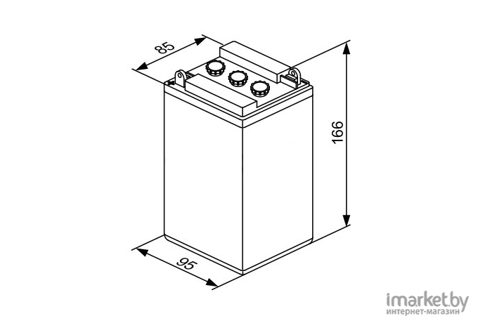 Мотоаккумулятор Bosch B49-6 8 А/ч (0092M4F100)