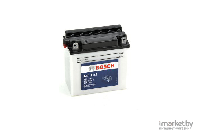 Мотоаккумулятор Bosch 12N7-4A 7 А/ч (0092M4F220)