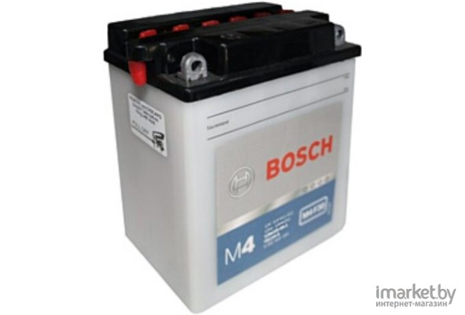 Мотоаккумулятор Bosch YB12A-B 12 А/ч (0092M4F330)